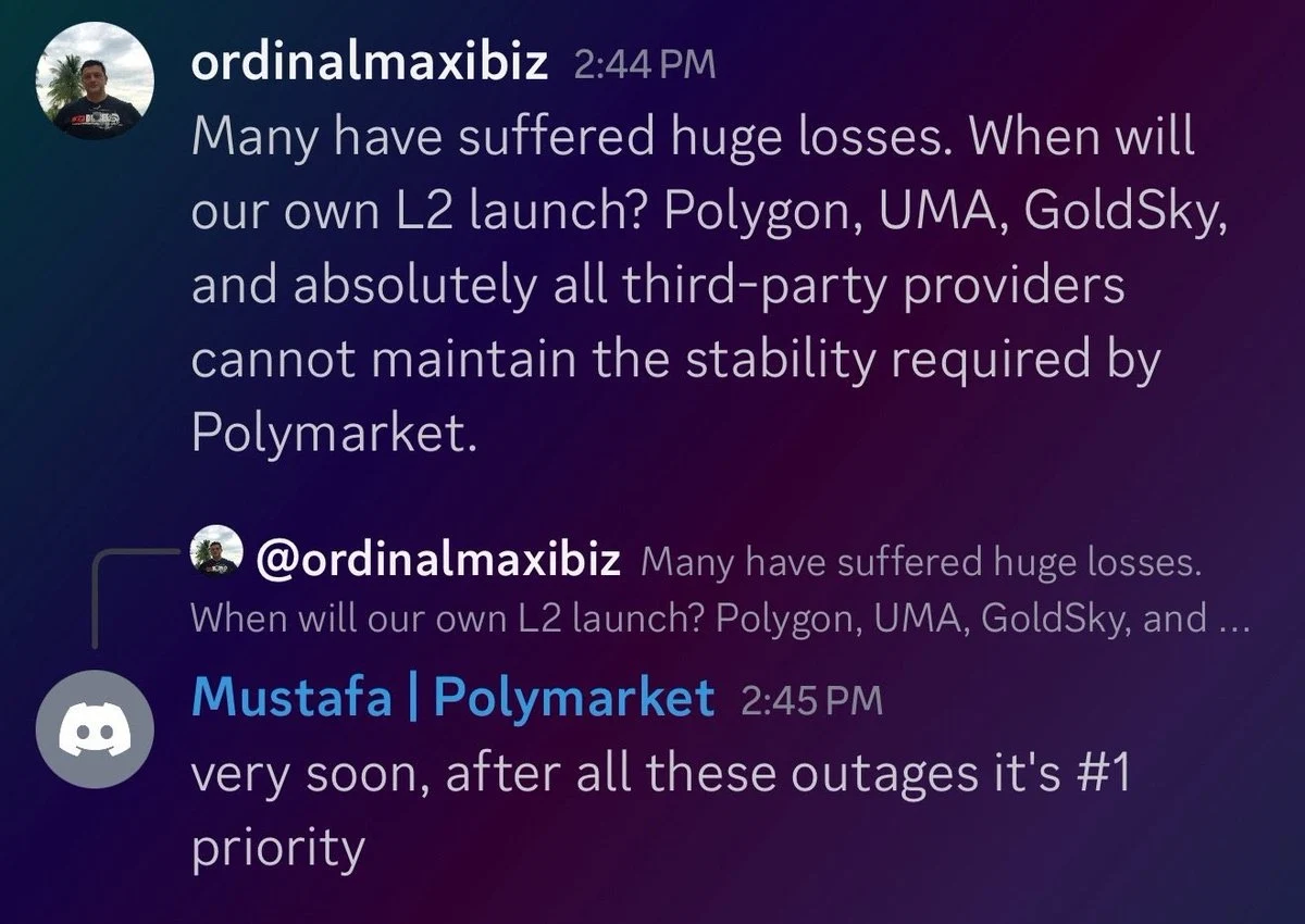 出逃Polygon，自建以太坊L2，Polymarket战略转型背后的经济账