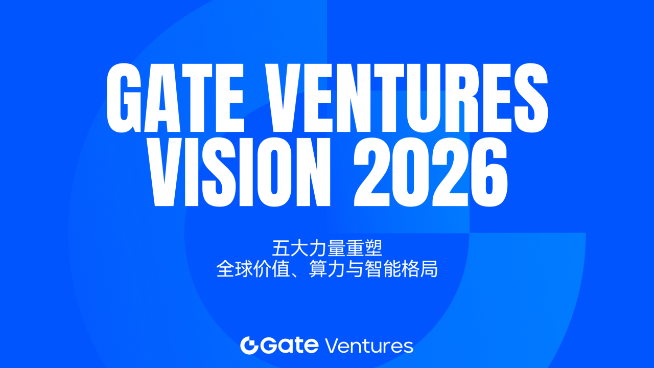 Gate Ventures Vision 2026: Five Cutting-Edge Forces Reshaping the Global Landscape of Value, Computing Power, and Intelligence Flow
