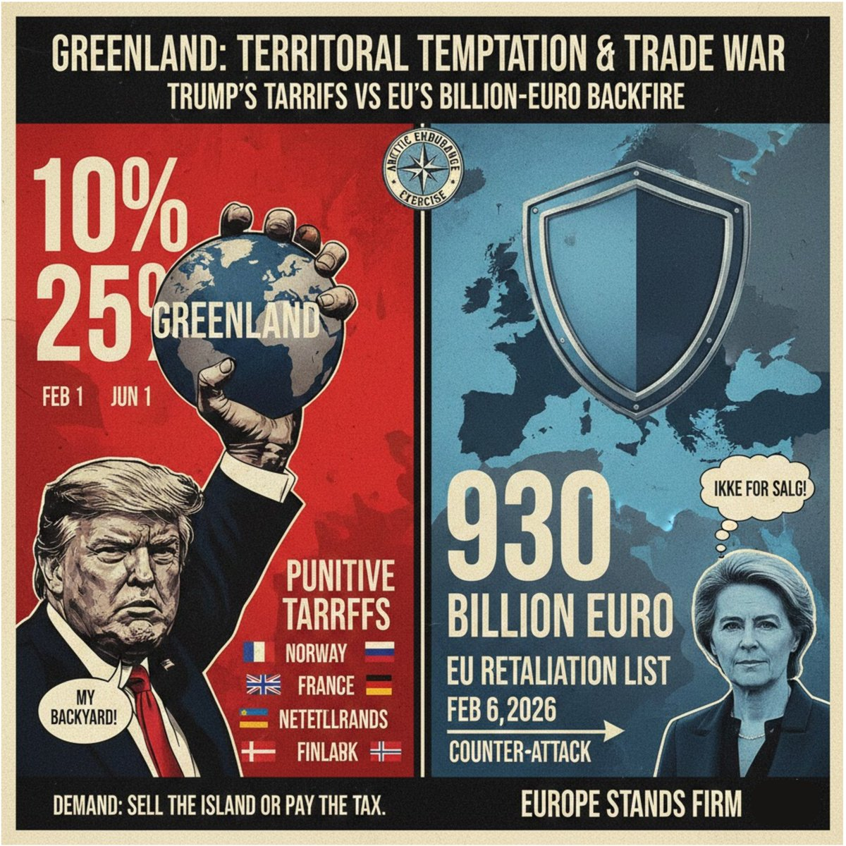 Tariffs for territory? How will Trump's "island purchase plan" shake global financial markets?