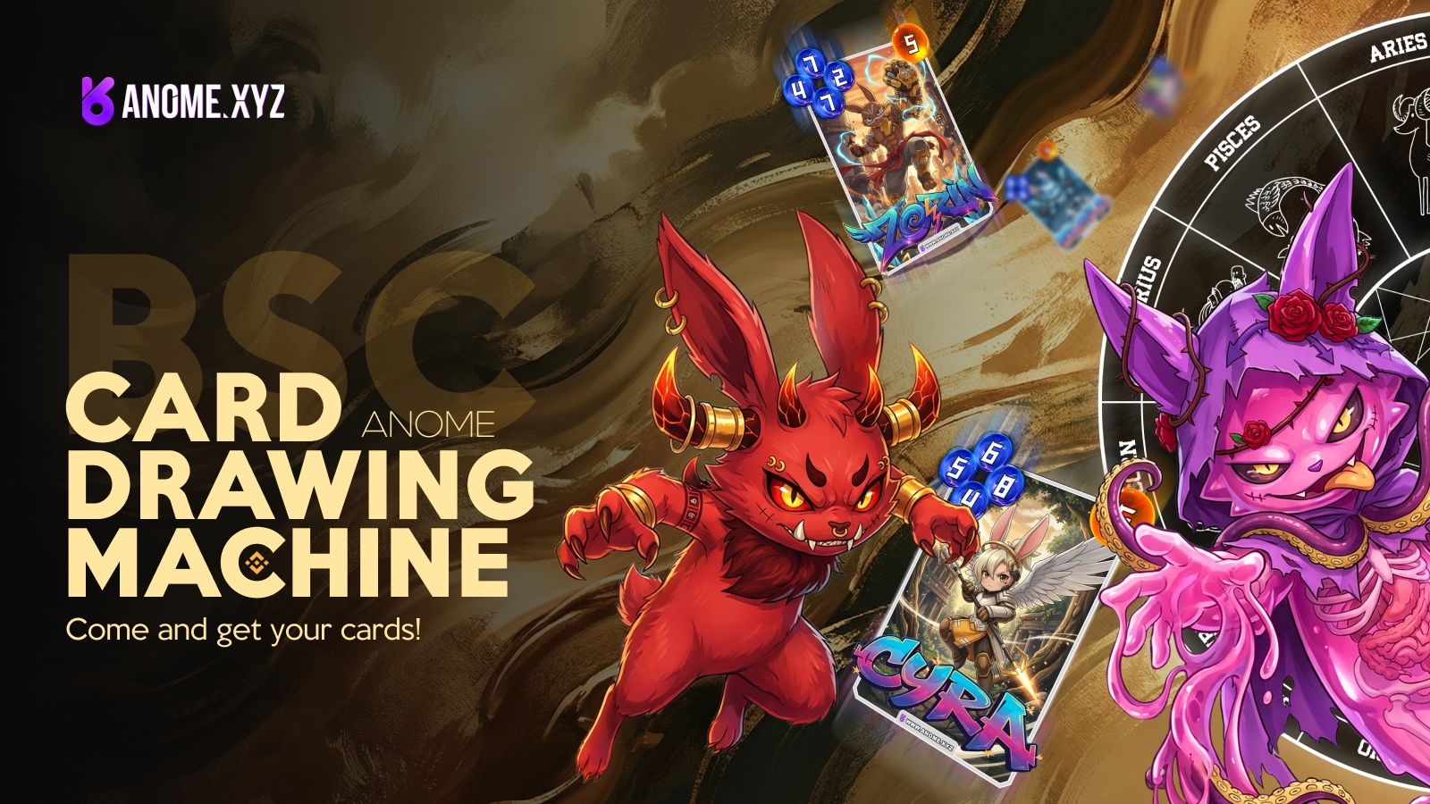 ANOME 九宮格新增“抽卡 & 自動對戰”功能：用0门槛入口重构 GameFi 新手路径