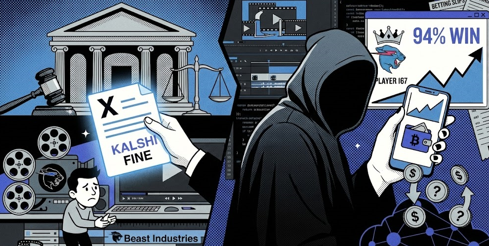 当网红的剪辑师也能进行内幕交易，Kalshi一纸罚单揭开预测市场的灰色一角