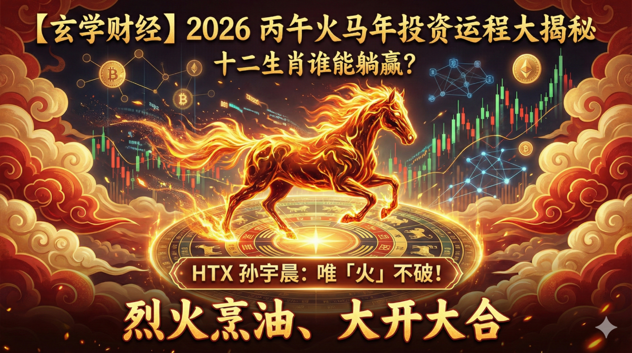 2026 Year of the Fire Horse Investment Forecast Revealed: Which of the Twelve Zodiac Signs Will Win Without Effort? Huobi HTX Justin Sun: Only "Fire" Can't Be Broken!