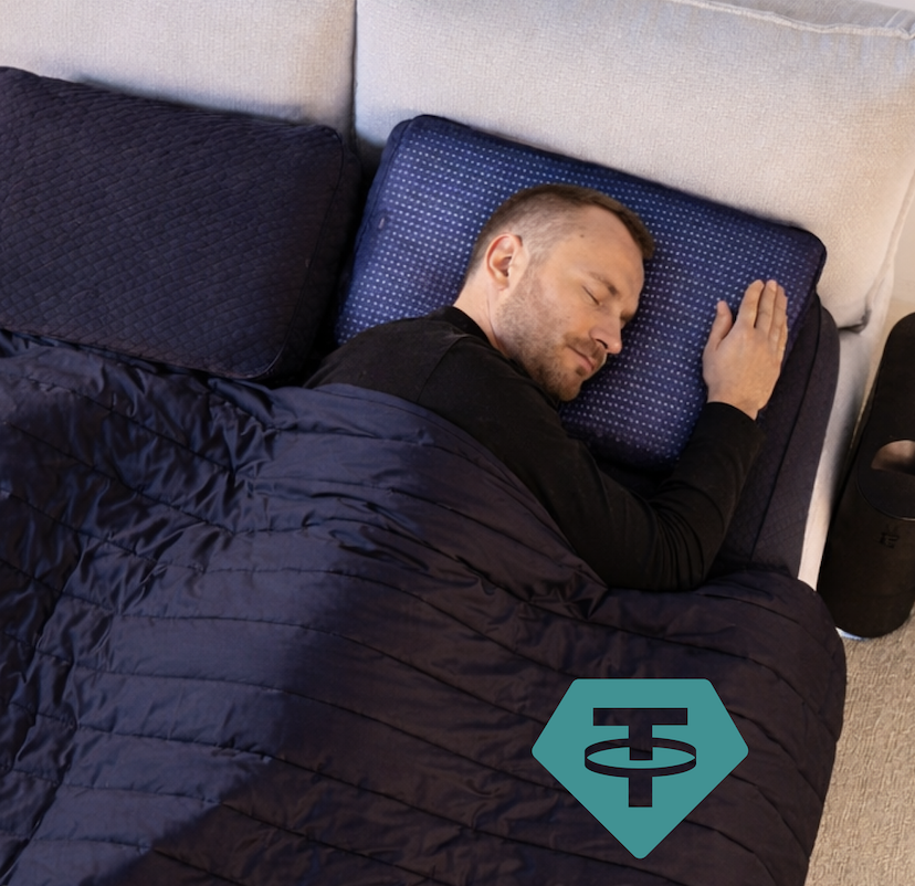 稳定币USDT首富的购物车，塞进了一张床垫