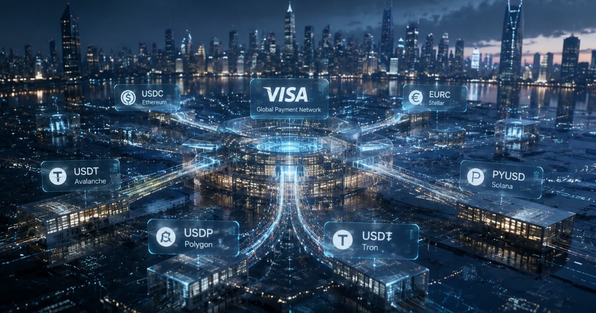 Visa不选择稳定币赢家，稳定币竞争进入基础设施时代
