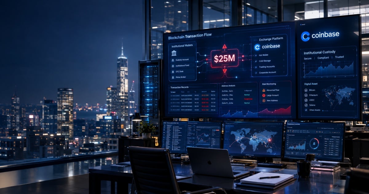 Coinbase&ldquo;丢失&rdquo;2500万美元背后：机构客户为何越来越在意交易所的安全边界？